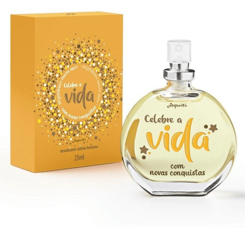 Deo Colônia Feminina Coleção Celebre A Vida Com Novas Conquistas 25ml - Jequiti