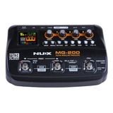 Pedaleira Para Guitarra Nux Multi Efeitos Mg200