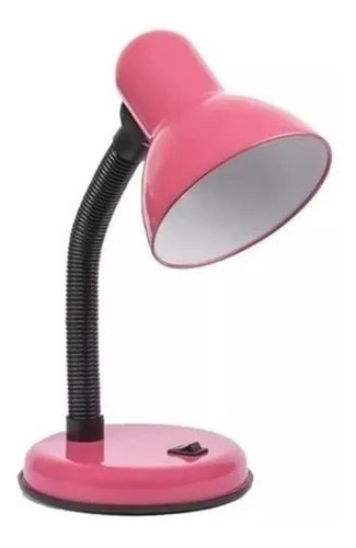 Luminária P/mesa Abajur Flexível Cor Da Estrutura Rosa