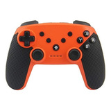 Control Inalambrico Para Nintendo Switch Bluetooth Hs-sw524 Color Naranja / Negro