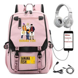 Mochila De Anime Banana Fish Mochila Escolar Para Niños Y Ni