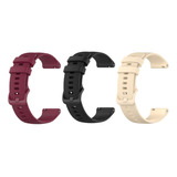 Kit 3 Pulseiras De Silicone Soft Para Amazfit Zepp Z