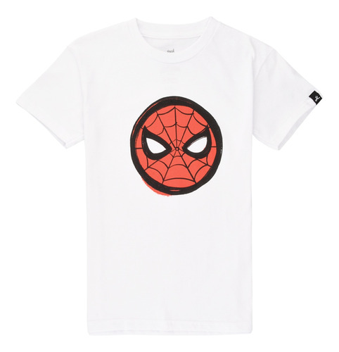 Remera Jack Lee Spider Cara En Blanco | Moov