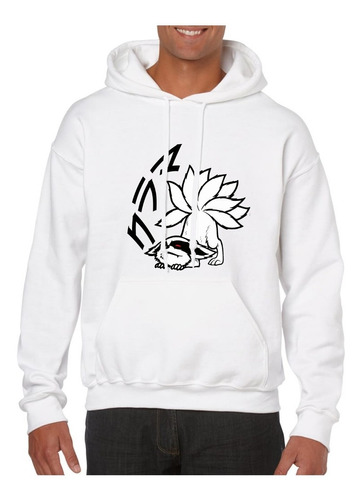 Buzo Saco Con Capota Kurama Naruto Hoddie Anime Serie Hombre