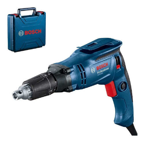 Atornillador Drywall Bosch Gtb 650 1/4 650w Color Azul