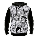 Blusa Moletom Com Capuz  - Anime Hentai Ahegao Mod 2