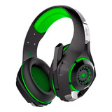 Auriculares Gamer Nisuta Nsaug300 Negro Y Verde