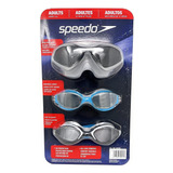 Pack 3 Gafas De Natación Para Adultos Speedo