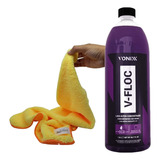 Shampoo Automotivo V-floc 1,5l Vonixx + Flanela 40x60cm
