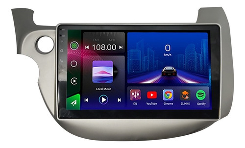 Stereo Android Pantalla 10¨ Honda Fit 2008-2013 4+64 Carplay