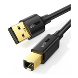 Ugreen Cable Impresora Usb A 2.0 Macho/usb B 2.0 Macho 