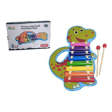 Metalofono De 8 Notas Infantil Dinosaurio