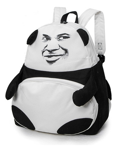 Mochila Panda Divertido Parodia Mochila De Estudiante