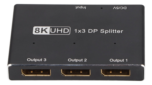 Divisor Displayport 1x3 8k 30hz 4k 144hz Triple Mst Sst Hub