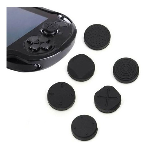 Pack 2 Unidades Gomitas Cubre Grips Y Stick Para Ps Vita