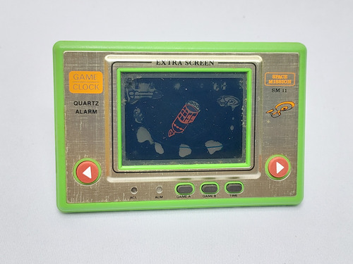 Game & Watch Space Space Mission Game Clock 