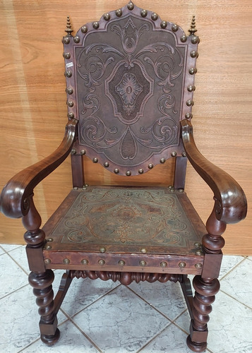 Poltrona Cadeira De Braço Centenaria Maciça ( Only Wood1254)