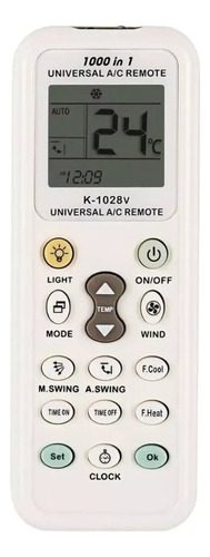 Control Remoto Para Aire Acondicionado Universal K-01028e
