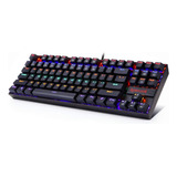 Redragon K552 Teclado Mecánico Para Juegos 87 Teclas Rainbow