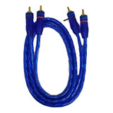 Cable Para Audio Con Plugs Dorados 2 Plugs 6m Rca 080-125