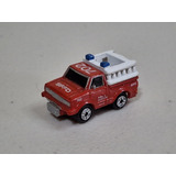 Micromachines Galoob Datsun Rescue Truck Fire Micro Machines