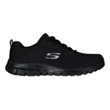 Tenis Skechers Dama Negro Memory Foam Original Deportivo