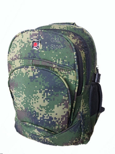 Morral Mochila Bolso Camuflado