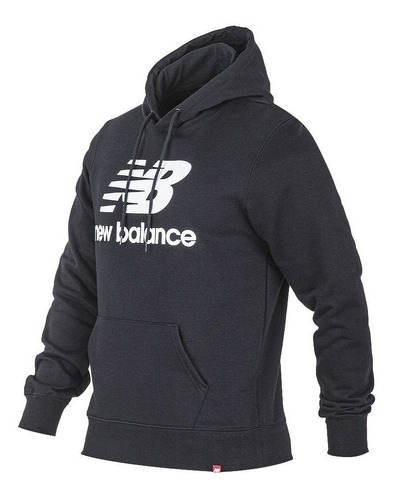 Buzo New Balance Canguro Hombre Essentials Hoodie Mt81557