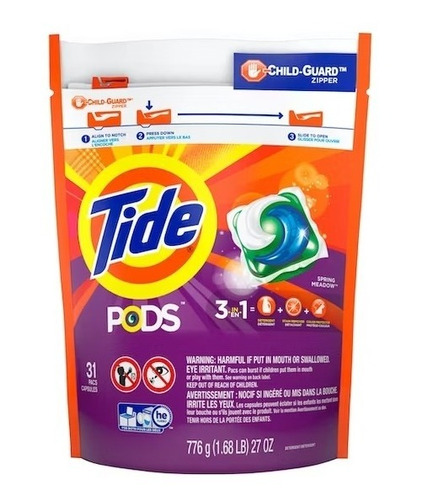 Tide Detergente Capsulas Pods 31