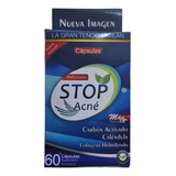 Stop Acne Reforzado Con 60 Capsulas Salud Natural