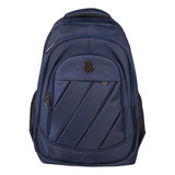 Mochila Urbana K-swiss Jhon Color Azul Diseño Liso 20l