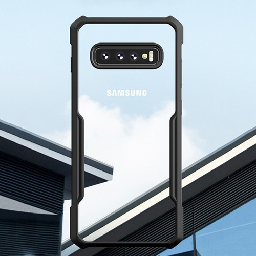 Carcasa Transparente Anticaída Con Mica For Samsung Galaxy