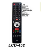 Control Remoto Led Bgh Sanyo/jvc Netflix 13843 Lcd-452 Smart