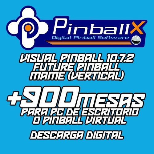 Pinballx - Para 1 Y 2 Pantallas / Mame Vertical - Descarga