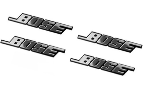 4 Emblemas Bose Sound X1 X3 X5 X6 M3 M5 M6 Jaguar Audi Vw