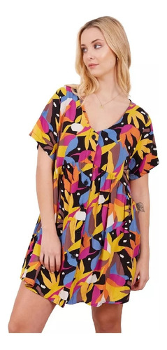 Vestido Camisero Oversize Estampado