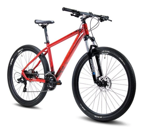 Bicicleta Mtb Sierra  Rod. 27.5  Talla M. Color Rojo