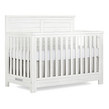 Cuna Convertible 5 En 1 Blanco Greenguard Gold, Madera Dura