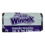 Winnex Bolsas De Basura Clasica Pequeña 50x70 Cm 10 Unidades