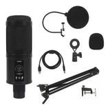 Micrófono Condensador +  Kit Con Brazo Ajustable Para Youtub