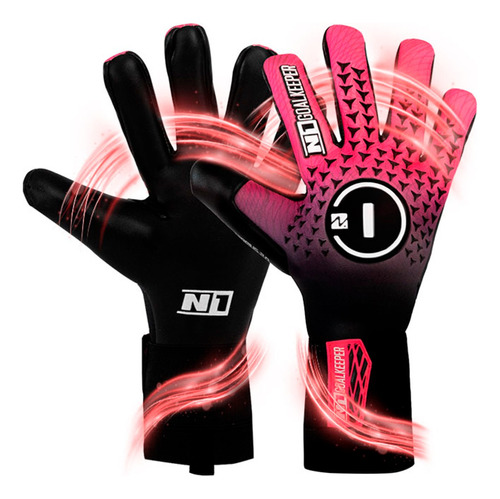 Luva De Goleiro Profissional N1 Scorpius Pink