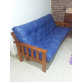 Colchon Para Futon En Ecocuero 3 Cuerpos Excelente