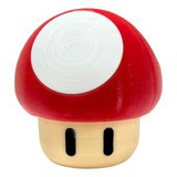 Honguito Mushroom Rojo - Holder - Súper Mario Bros 8cm