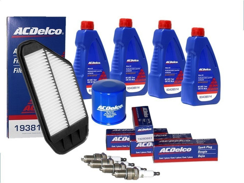 Kit Afinacion Aceite 20w50 Mineral Chevrolet Spark 1.2l 2014