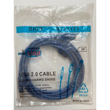 Cable Impresora Usb 2.0 Conector Usb  B  A Usb  A  3 Mts 