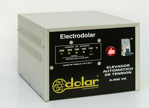 Elevador Automático Tensión 6 Kva Dolar Estabilizador R 140v