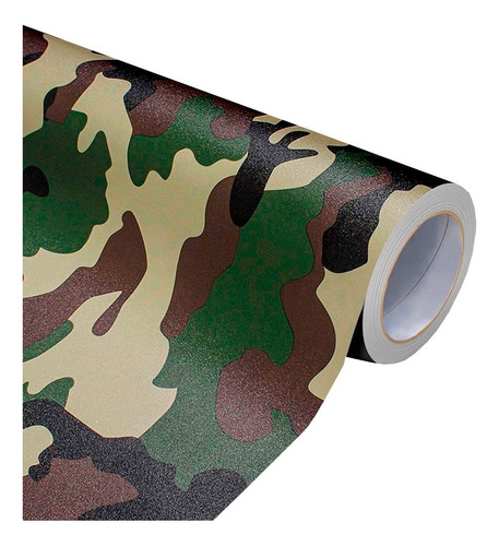 Vinil Adesivo Envelopamento Carro E Moto Camuflado 1m X 68cm