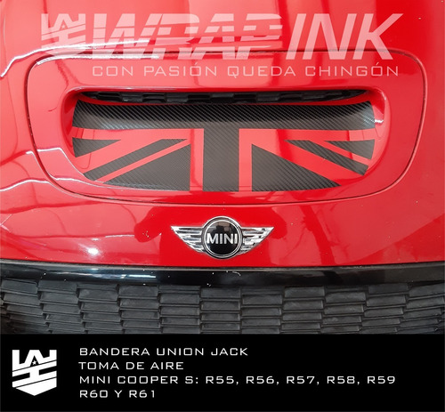 Sticker Toma De Aire Mini Cooper S 2006-2013