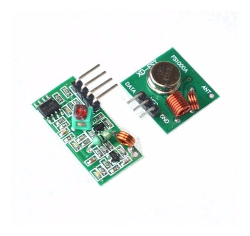 Kit De Transmisor Y Receptor Rf  433mhz Para Arduino