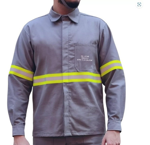 Kit 3 Camisa Uniforme Eletricista Nr10 Classe 2 Atpv 11.0